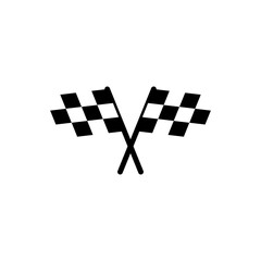 Racing flag icon symbol for apps and websites. race flag sign and symbol.Checkered racing flag icon