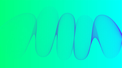 Flowing Lines in Colorful Abstract Design