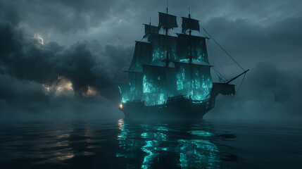 Fototapeta premium ghost ship