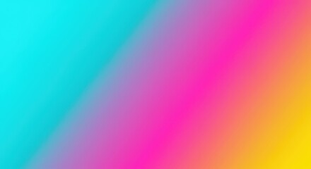 Vibrant gradient background with smooth transitions of aqua, pink, yellow and orange hues