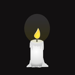 candle in the dark