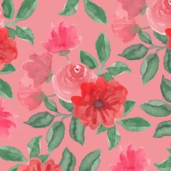 seamless pattern with roses