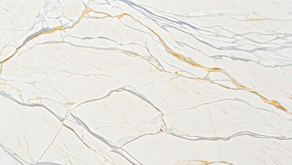 Obraz premium Elegant White Marble Texture with Golden Veins High-Resolution Background Image