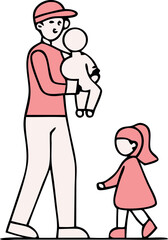 grandfather and granddaughter