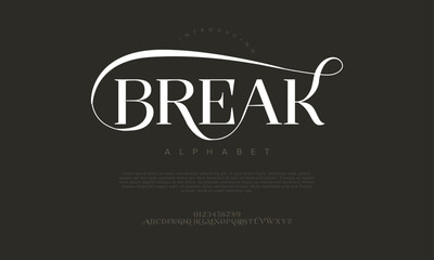 A classy and luxurious serif typeface with extended swashes, ideal for upscale designs and editorial layouts