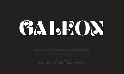 Strong and decorative serif font with bold curves and vintage flair, great for logos and poster titles