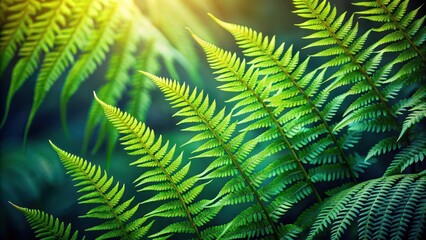 intricate fronds with delicate veins , nature, beautiful ferns leaves,  nature, beautiful ferns leaves