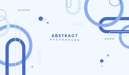 Simple blue color background vector for business