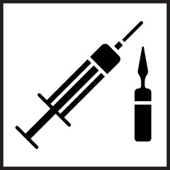 Syringe icon Design