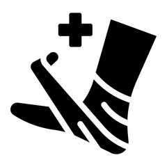 Naklejka premium sport Solid icon