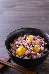 栗赤飯