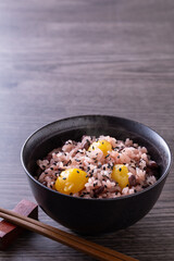 栗赤飯