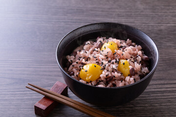 栗赤飯