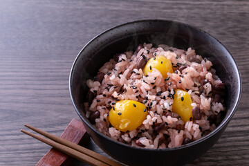 栗赤飯