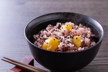 栗赤飯