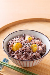 栗赤飯