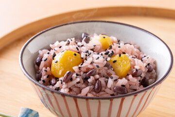 栗赤飯