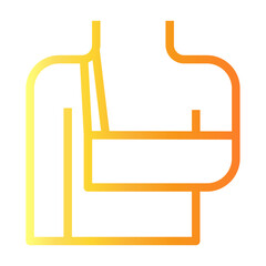Fototapeta premium sport Line Gradient Icon
