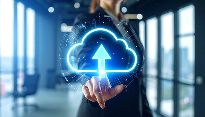 Cloud Download Icon in a Modern Developer SaaS Workspace