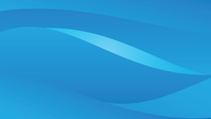 Abstract Blue Wave Pattern Background Smooth Gradient Design
