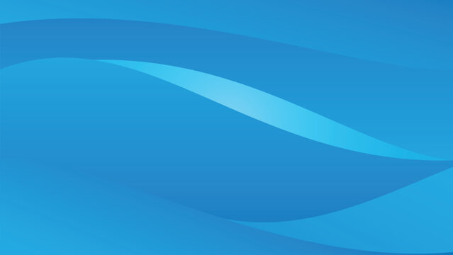 Abstract Blue Wave Pattern Background Smooth Gradient Design