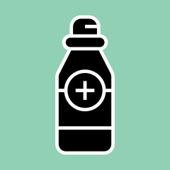 Health Syrup icon Design
