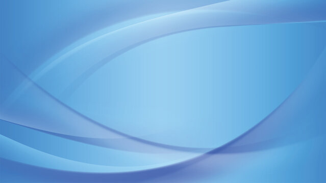 Abstract Light Blue Wavy Background With Gradient Texture