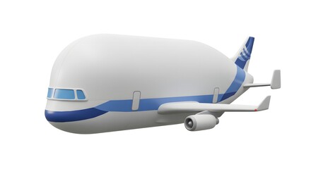 Obraz premium Futuristic Air Cargo Plane Design A Sleek and Efficient Concept