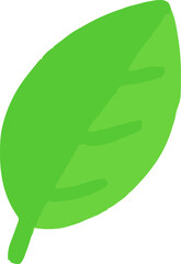 Simple Green Leaf for Nature and Eco Theme