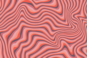 Abstract psychedelic groovy background. Vector illustration.