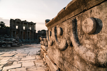 Ephesus at Golden Hour – Historic Landscape in Turkey