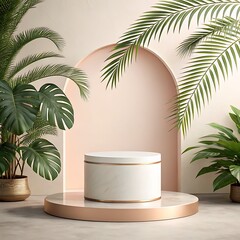 Obraz premium Modern 3d product mockup