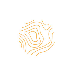 Obraz premium circular topographic lines