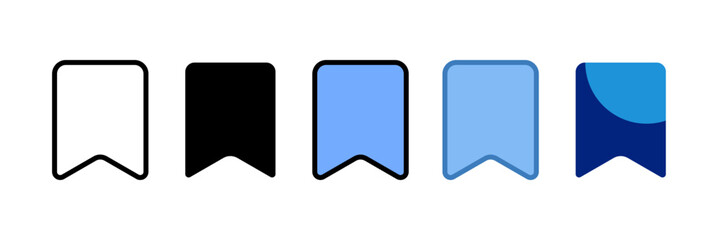 Bookmark Icon Element For Design