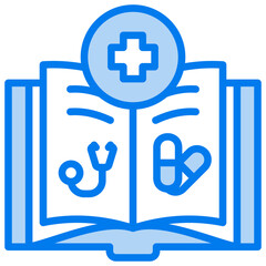 Fototapeta premium Medical Book Icon