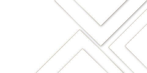 Abstract Minimal Geometric background with triangular bright light with soft shadows as pattern. White minimal line design. baseness technology and communication concept Decoration arrow design.	
