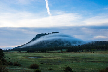 Scenic mountain landscape at Rocky Mountain National Park