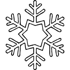 Traditional Snowflake doodle

