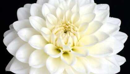 Obraz premium Close-up of a white dahlia (1)
