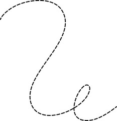 Dashed Squiggly Line