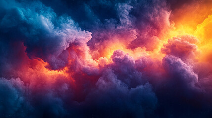 The celestial fire dances among the heavens painting the twilight sky in hues of passion and wonder on a dramatic
