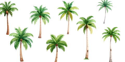 Green leaves and pink floral vector pattern with flowers