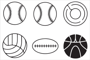 Fototapeta premium Football Player Silhouettes | Sport SVG Clipart Bundle for T-Shirts & Decals