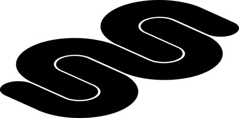 Y2K Brutalist Shapes Element