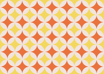Circle star shape seamless pattern background