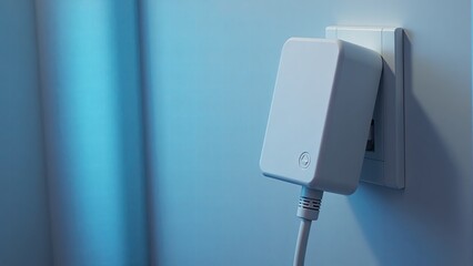 Smart Home Plug Connected In Outlet