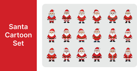 vector illustration of a Christmas Santa