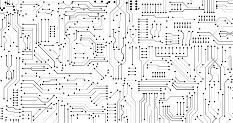 Vector circuit Board background technology, illustration. Vector abstract circuit board. Abstract futuristic circuit board Illustration