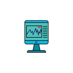 Heart monitor displaying vital signs
