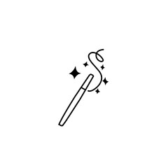 Magic wand line icon